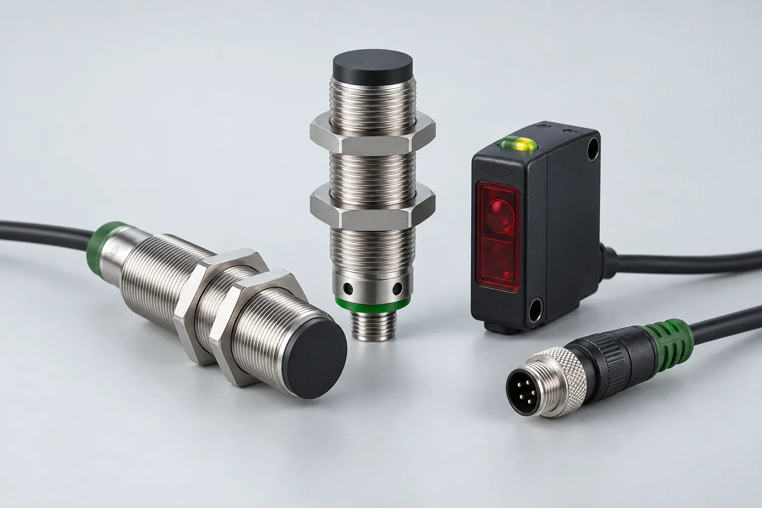 Endüktif ve fotoelektrik sensörler